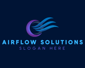 Airflow Ventilation Fan logo design