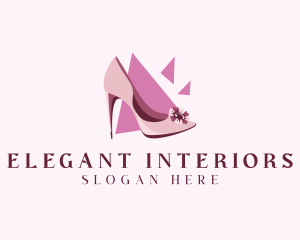 Elegant Stiletto Heels logo design