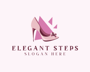 Elegant Stiletto Heels logo design