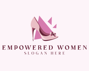 Women - Elegant Stiletto Heels logo design