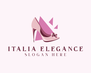 Elegant Stiletto Heels logo design