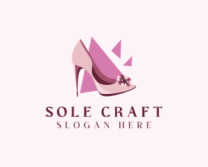 Shoemaking - Elegant Stiletto Heels logo design