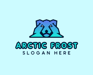 Modern Polar Bear logo design