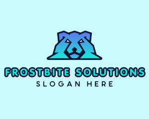 Freeze - Modern Polar Bear logo design