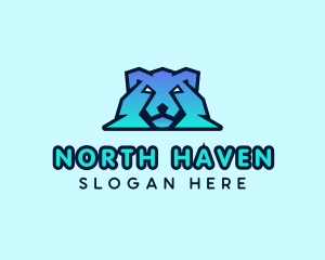 Modern Polar Bear logo design