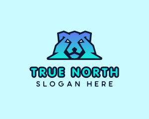 Modern Polar Bear logo design