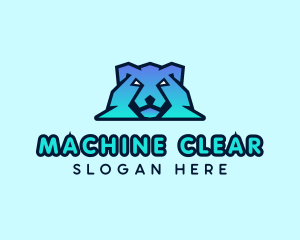 Modern Polar Bear logo design