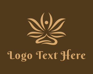 Massage - Wellness Yoga Spa logo design