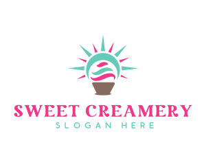 Sunny Cupcake Pastry logo design