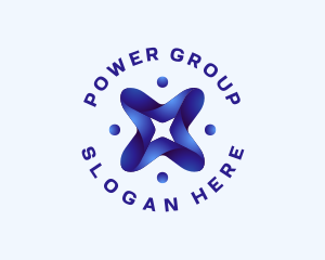 Group - People Community Support logo design
