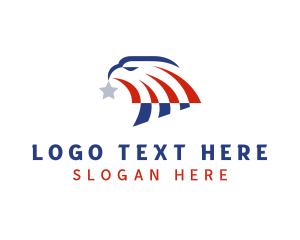 Veteran - Patriotic Eagle Veteran logo design