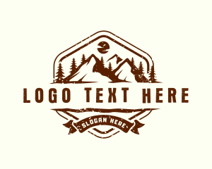 Hill - Mountain Peak Environment logo design