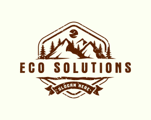 Environment - Mountain Peak Environment logo design