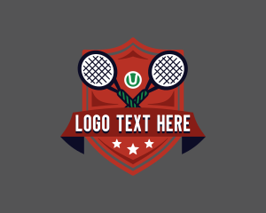 Racket - Sports Tennis Racket logo design