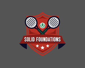 Sports Tennis Racket Logo