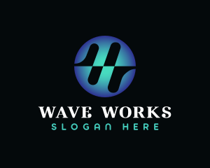 Wave Frequency Consulting logo design