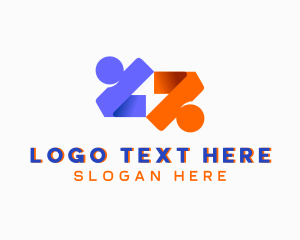 Association - People Support Organization logo design