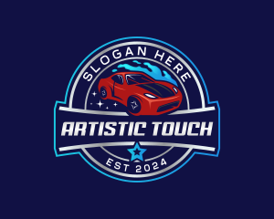 Car Wash Automotive logo design