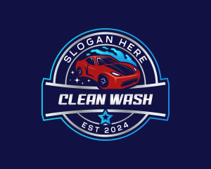 Car Wash Automotive logo design