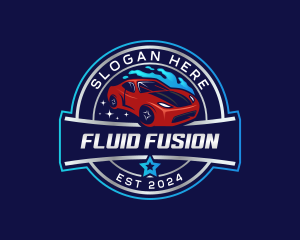 Car Wash Automotive logo design