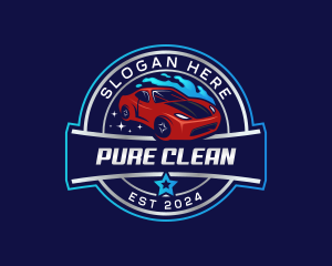 Car Wash Automotive logo design