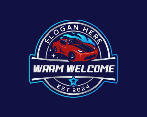 Car Wash Automotive logo design