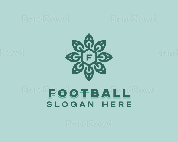Stylish Floral Leaf Logo