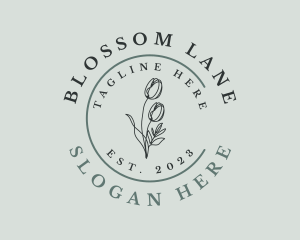 Blooms - Natural Beauty Wellness Wordmark logo design