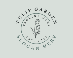 Tulips - Natural Beauty Wellness Wordmark logo design