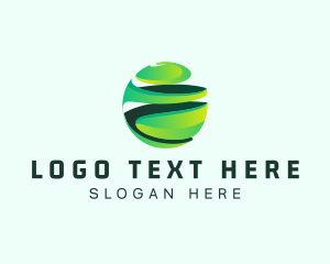 3d - Global Sphere Business logo design