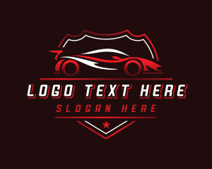 Detailing - Racing Car Garage logo design