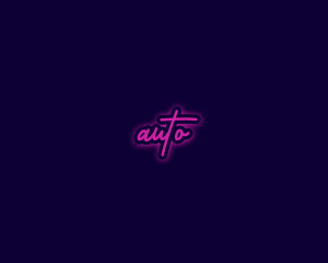 Neon Light Signature Logo