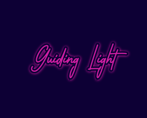 Neon Light Signature logo design