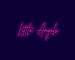 Neon Light Signature logo design