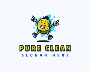 Cleaning Sponge Maintenance logo design