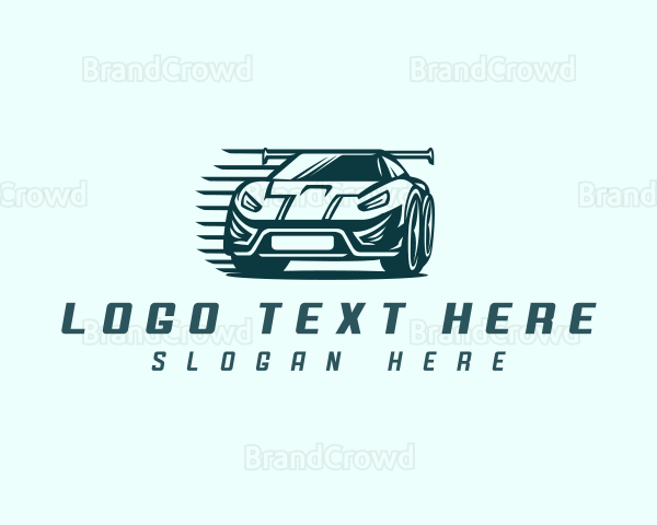 Fast Car Racing Logo