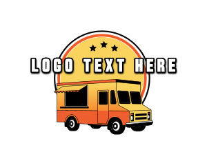 Van - Food Trick Delivery logo design