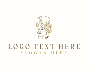 Stylist - Woman Floral Beauty logo design