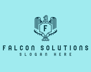 Falcon - Falcon Crest Monoline logo design