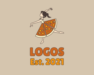 Eatery - Girl Pizza Skirt logo design