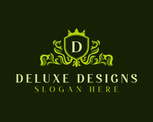 Deluxe - Deluxe Ornamental Shield logo design