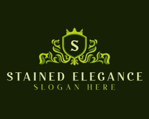 Deluxe Ornamental Shield logo design