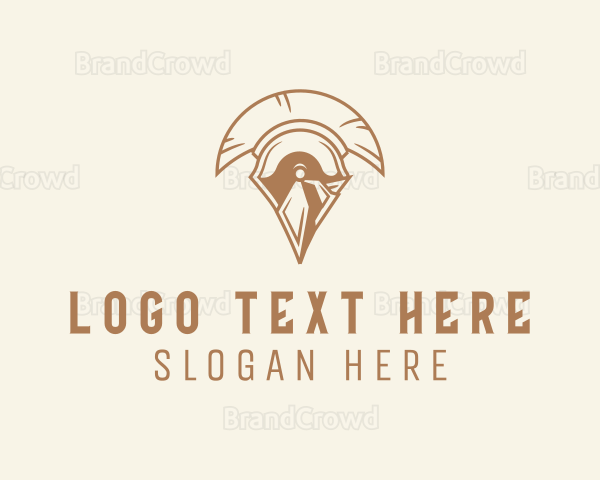 Spartan Helmet Armor Logo