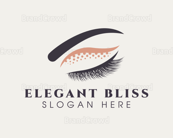 Eyelash Eyeshadow Glam Logo