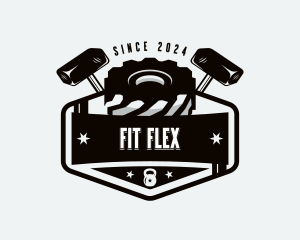 Workout - Crossfit Gym Workout logo design