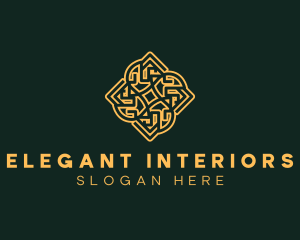 Elegant Intricate Tile logo design