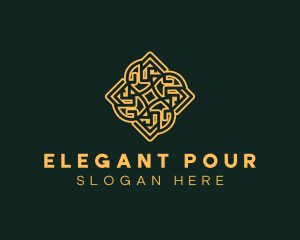 Elegant Intricate Tile logo design