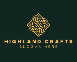 Scottish - Elegant Intricate Tile logo design