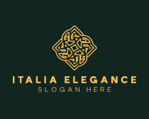 Elegant Intricate Tile logo design