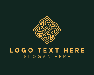 Celtic Knot - Elegant Intricate Tile logo design